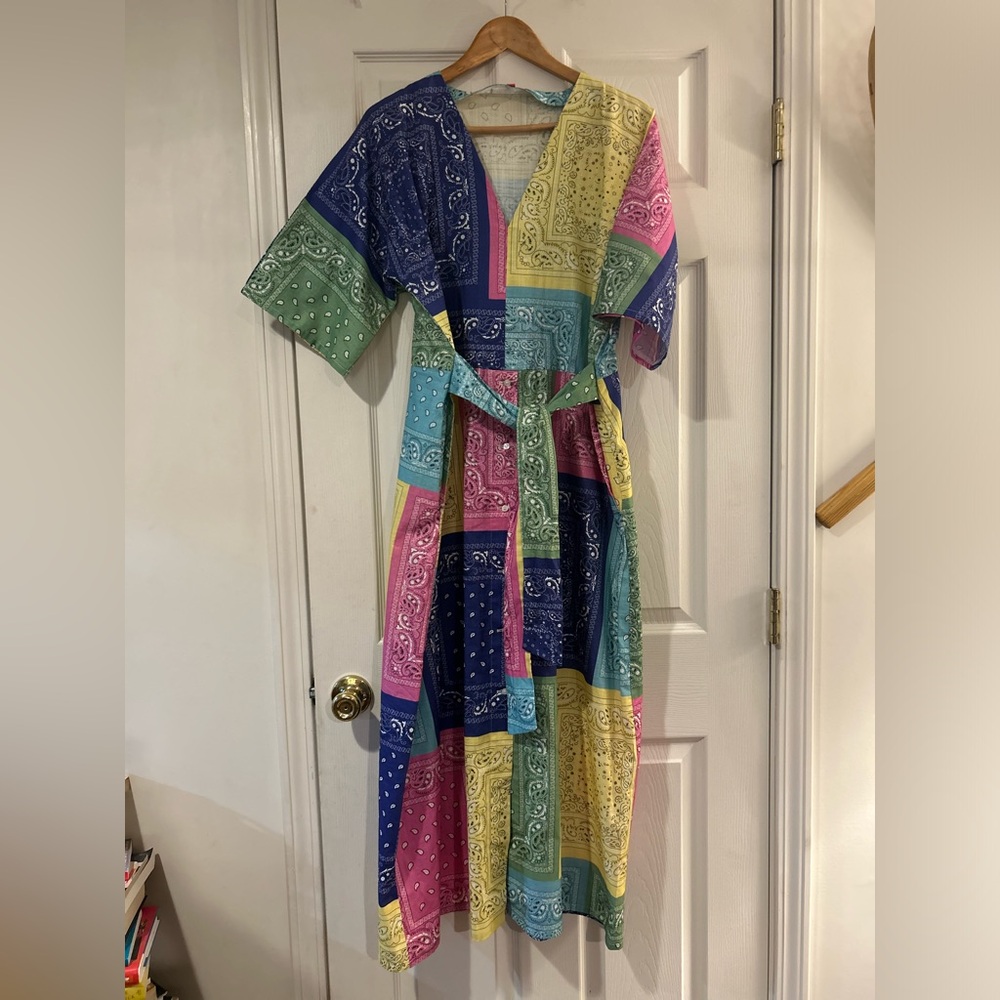 Villagallo bandana dress 
it has POCKETS